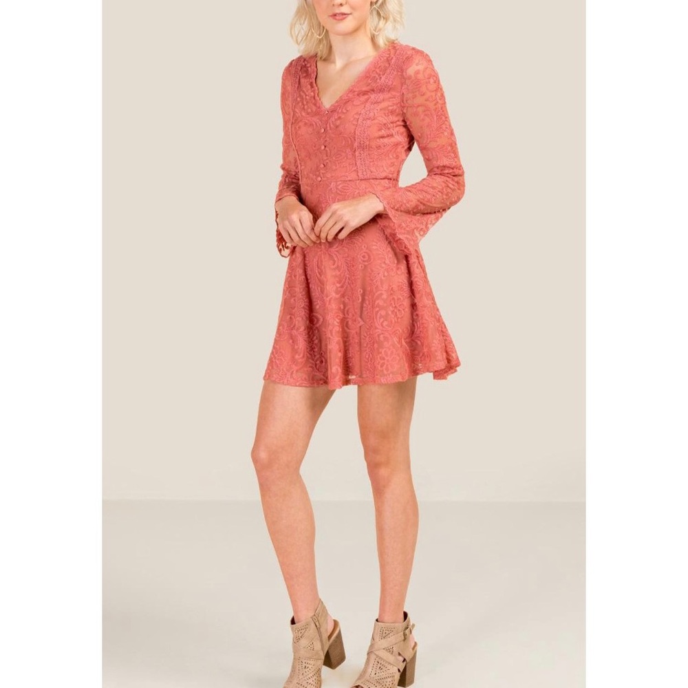NWOT ✨ Stunning Francesca’s Lace Shift Dress